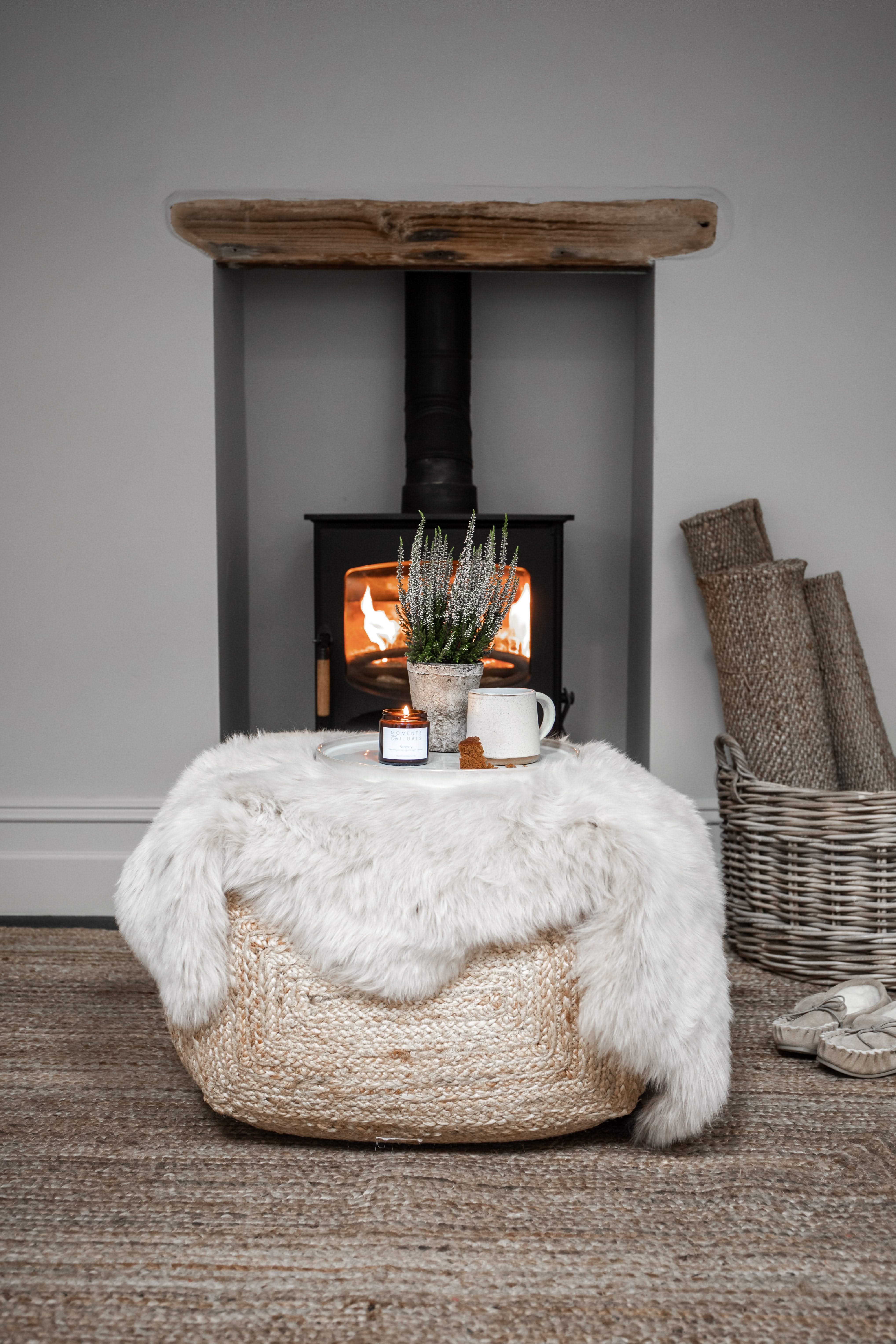 Authentic Luxury Sheepskin in oyster