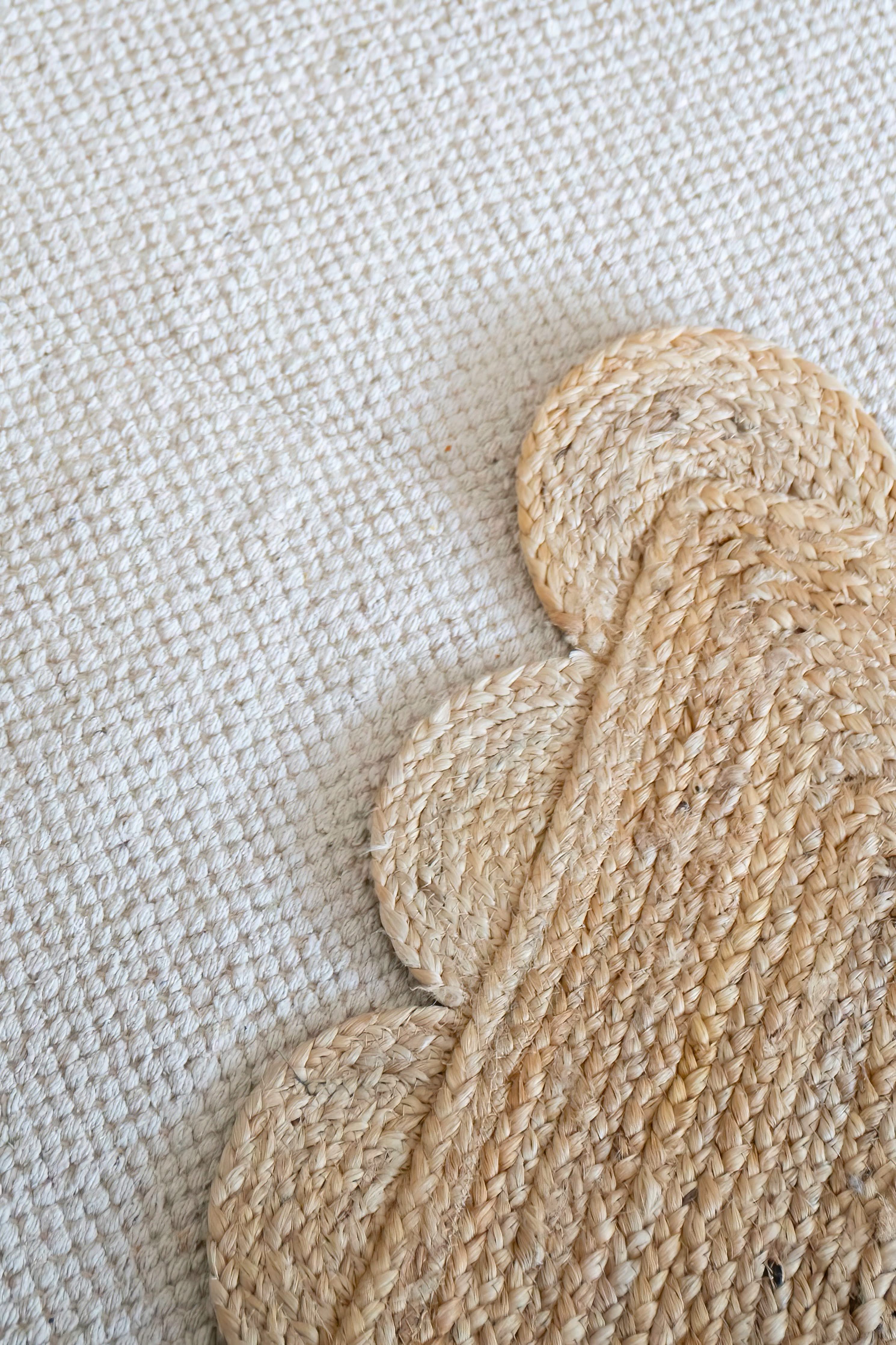 100% natural Jute Lotta Rug : Jord Home Scandi Rugs