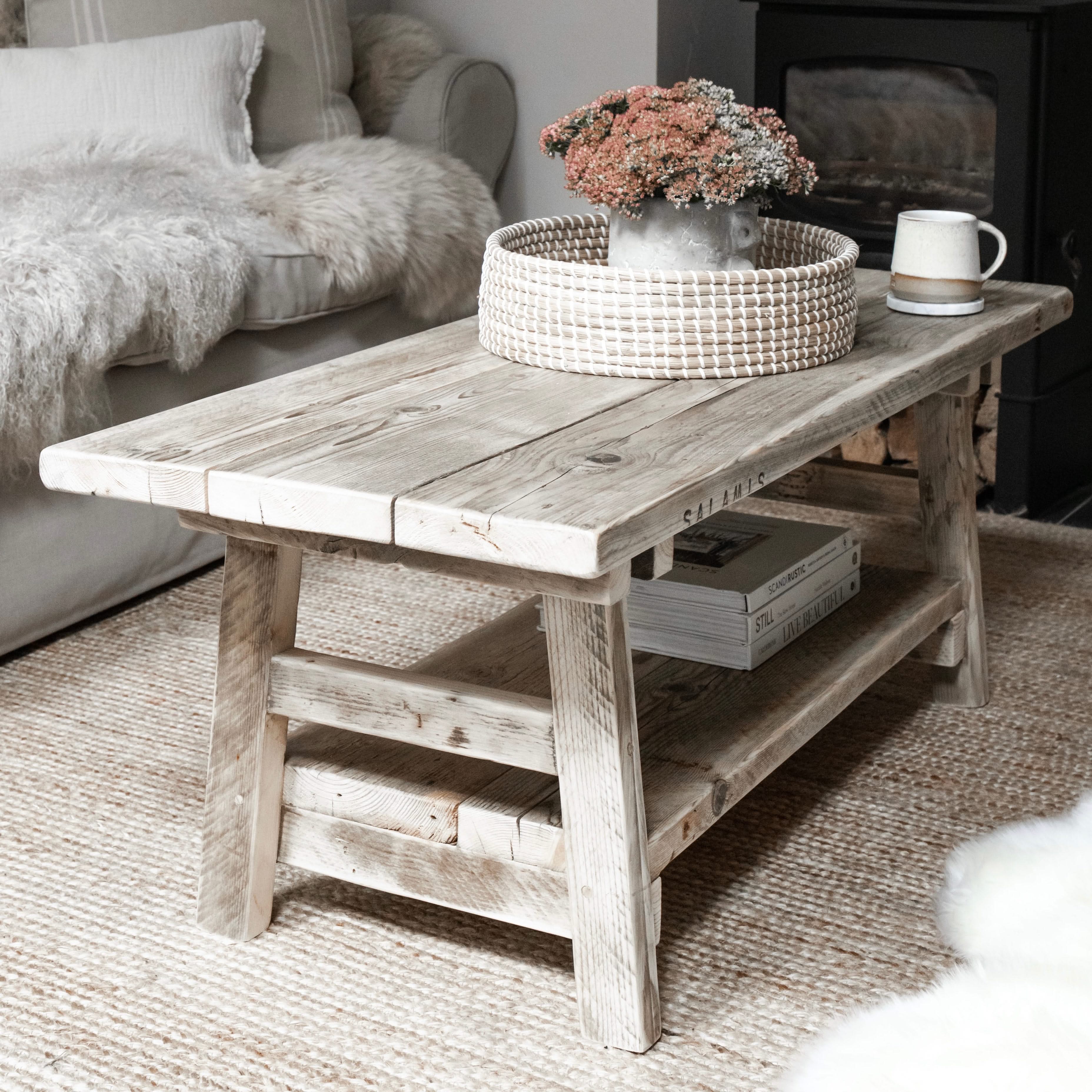 Aged Wood Coffee Table