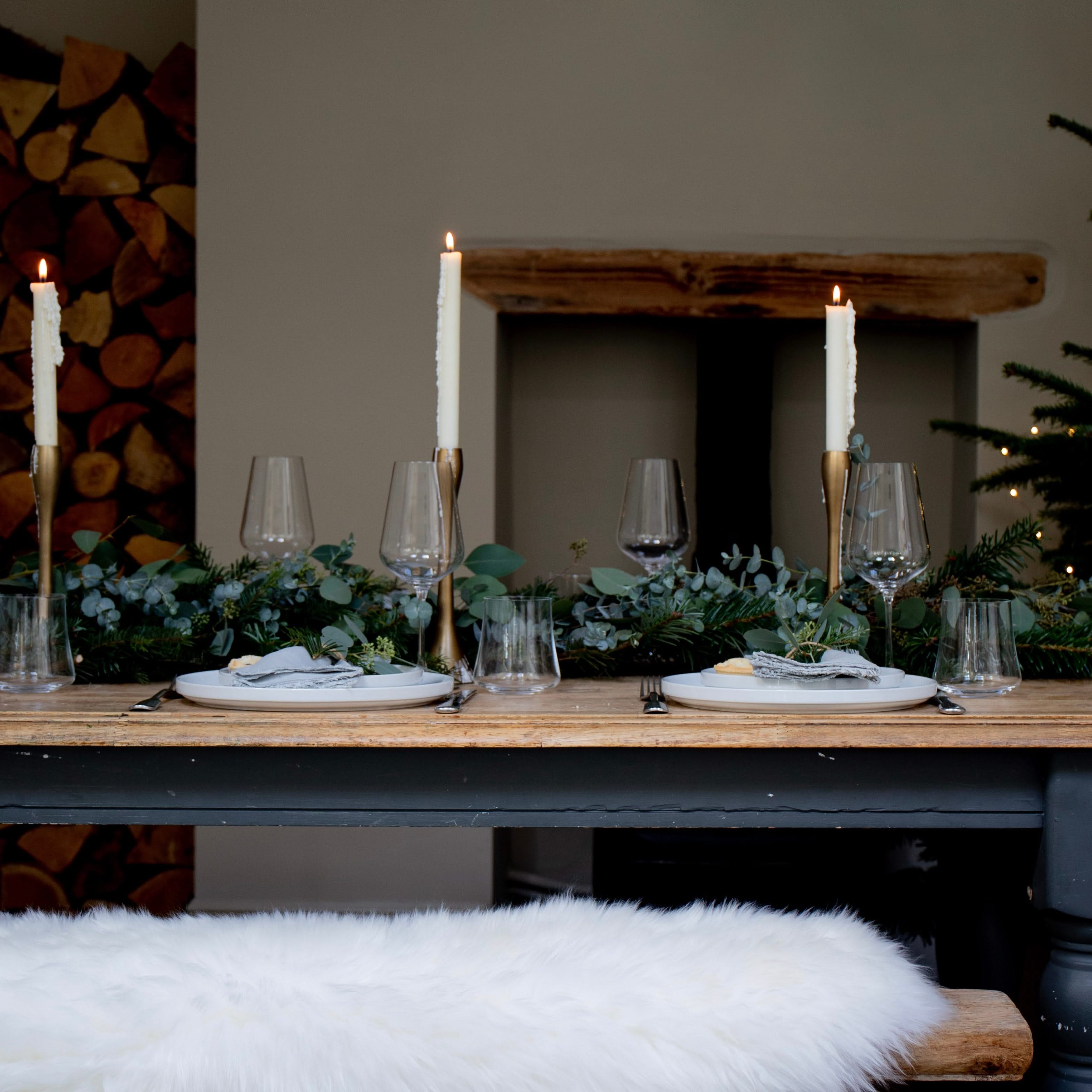 The Natural Dinner Candle (Set of 12)
