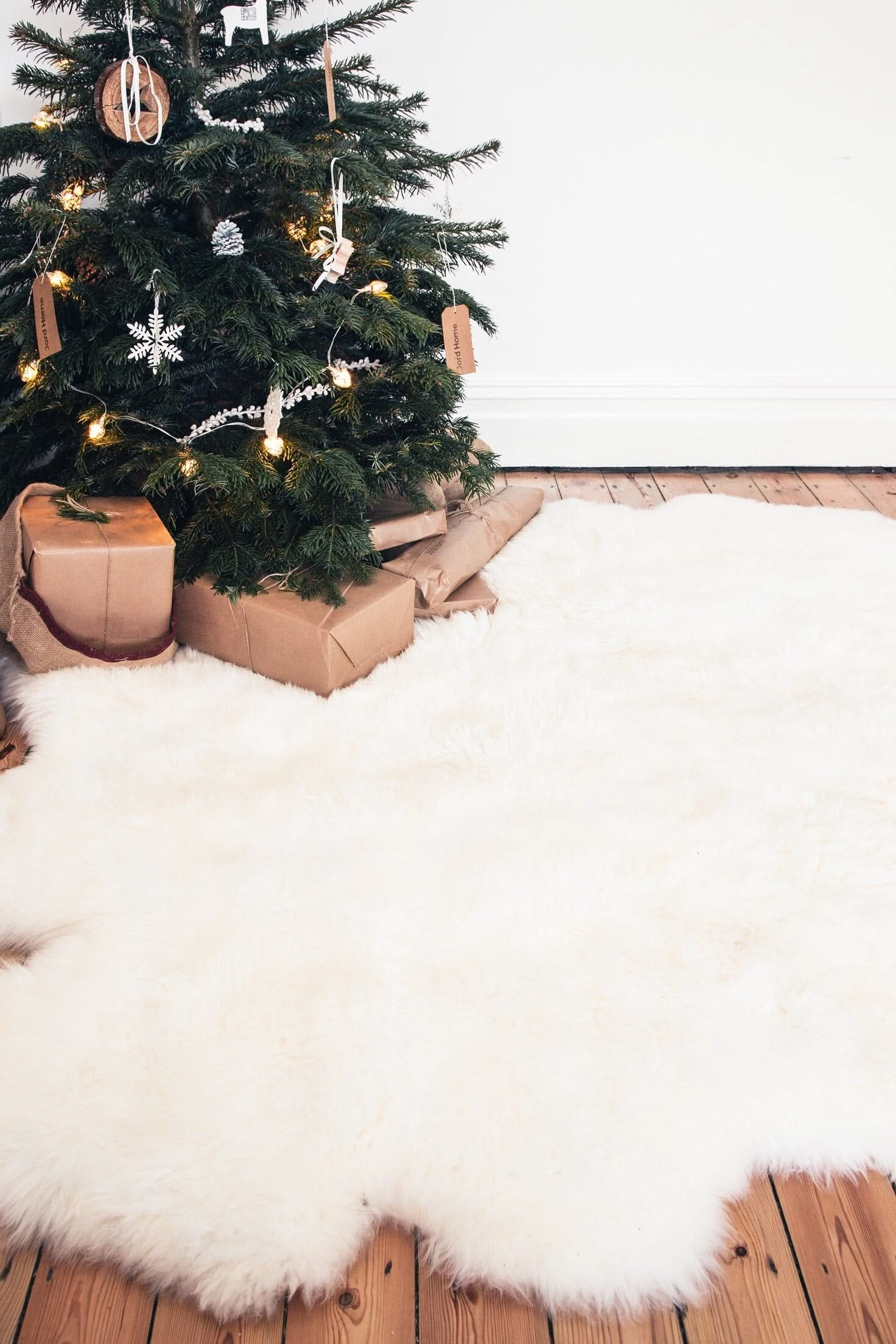 large sheepskin rug