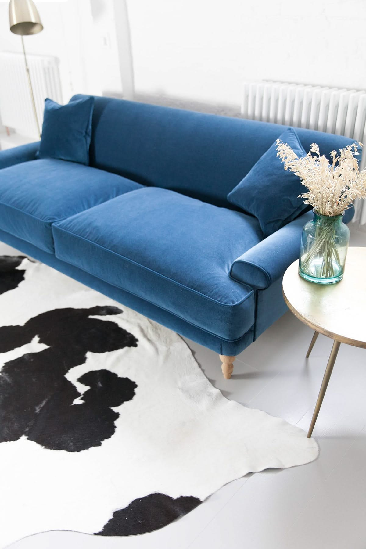 large cowhide rug