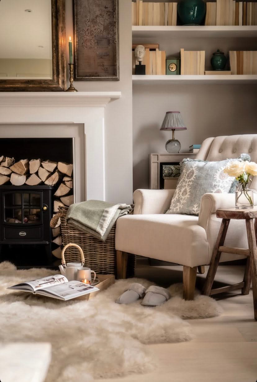Large sheepskin rug