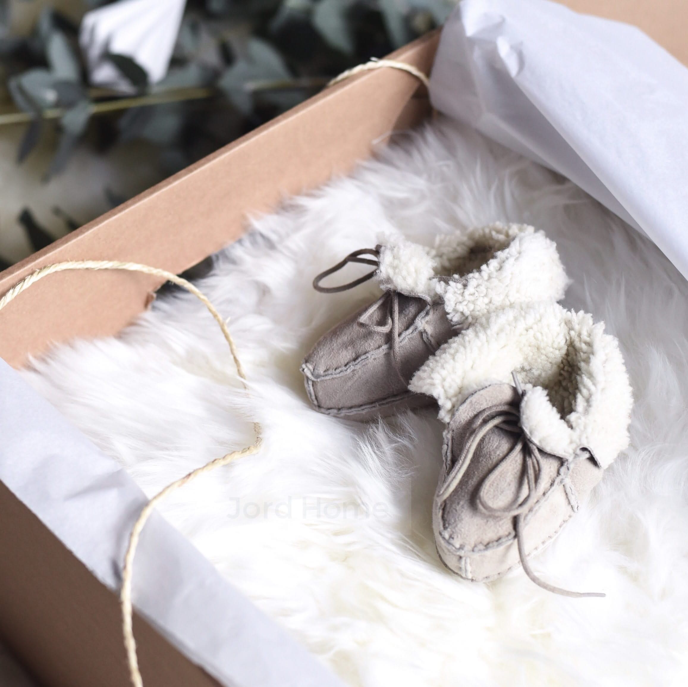 Pure Wool Baby Booties